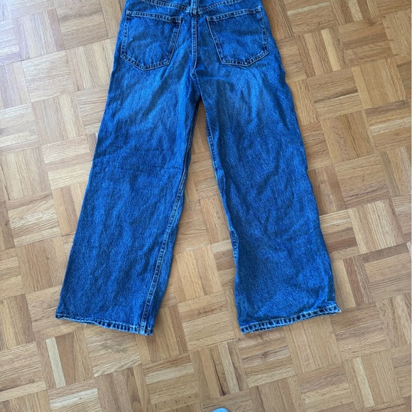 Zara- Jeans women’s 2 blue denim 8197 buttons - Picture 3 of 8